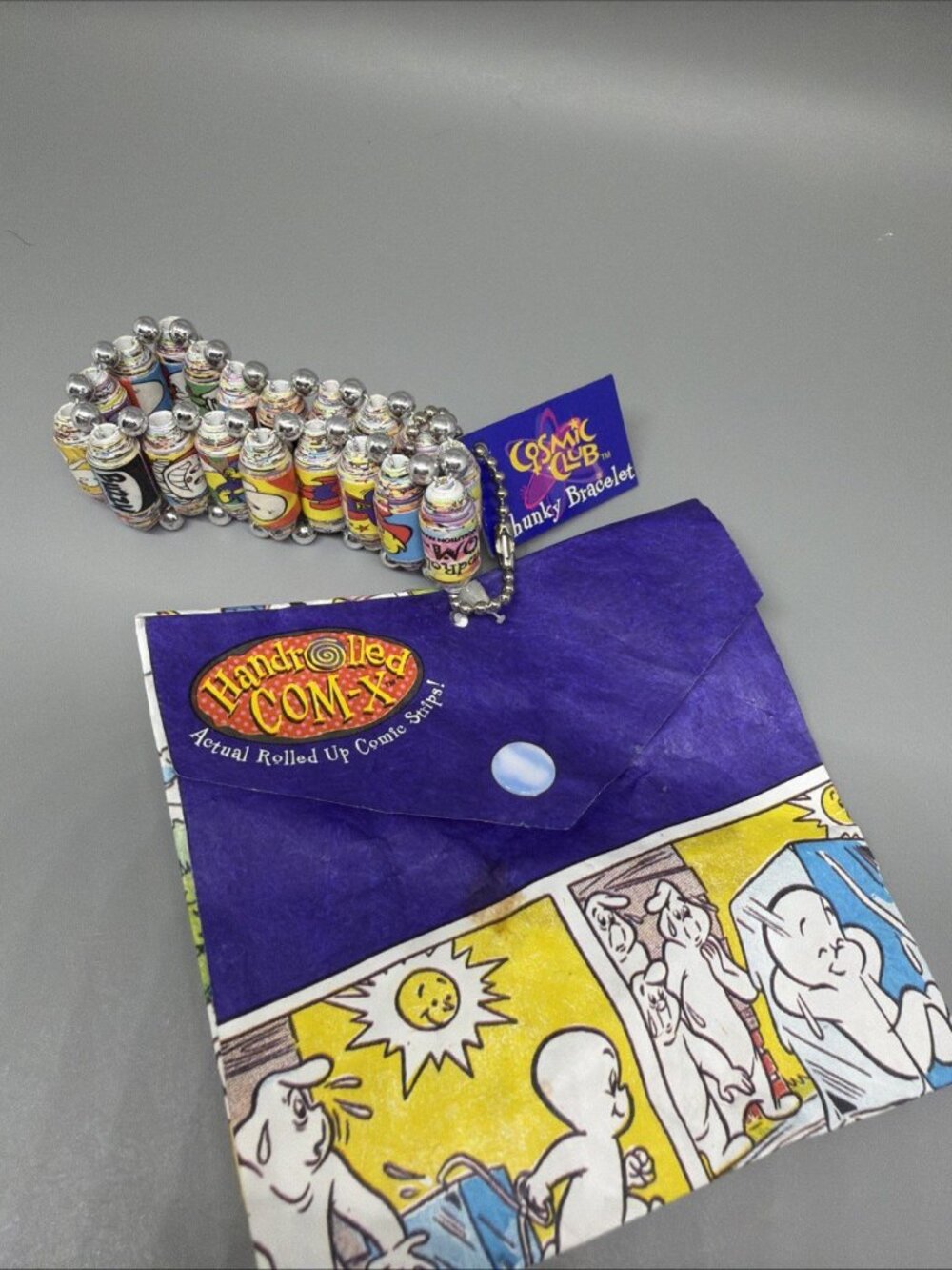 Hasbro Oddz On Handrolled COM-X Casper Wendy Richie Rich Bracelet Baby Huey